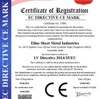 Elins Sheet Metal Industries - Low voltage directive