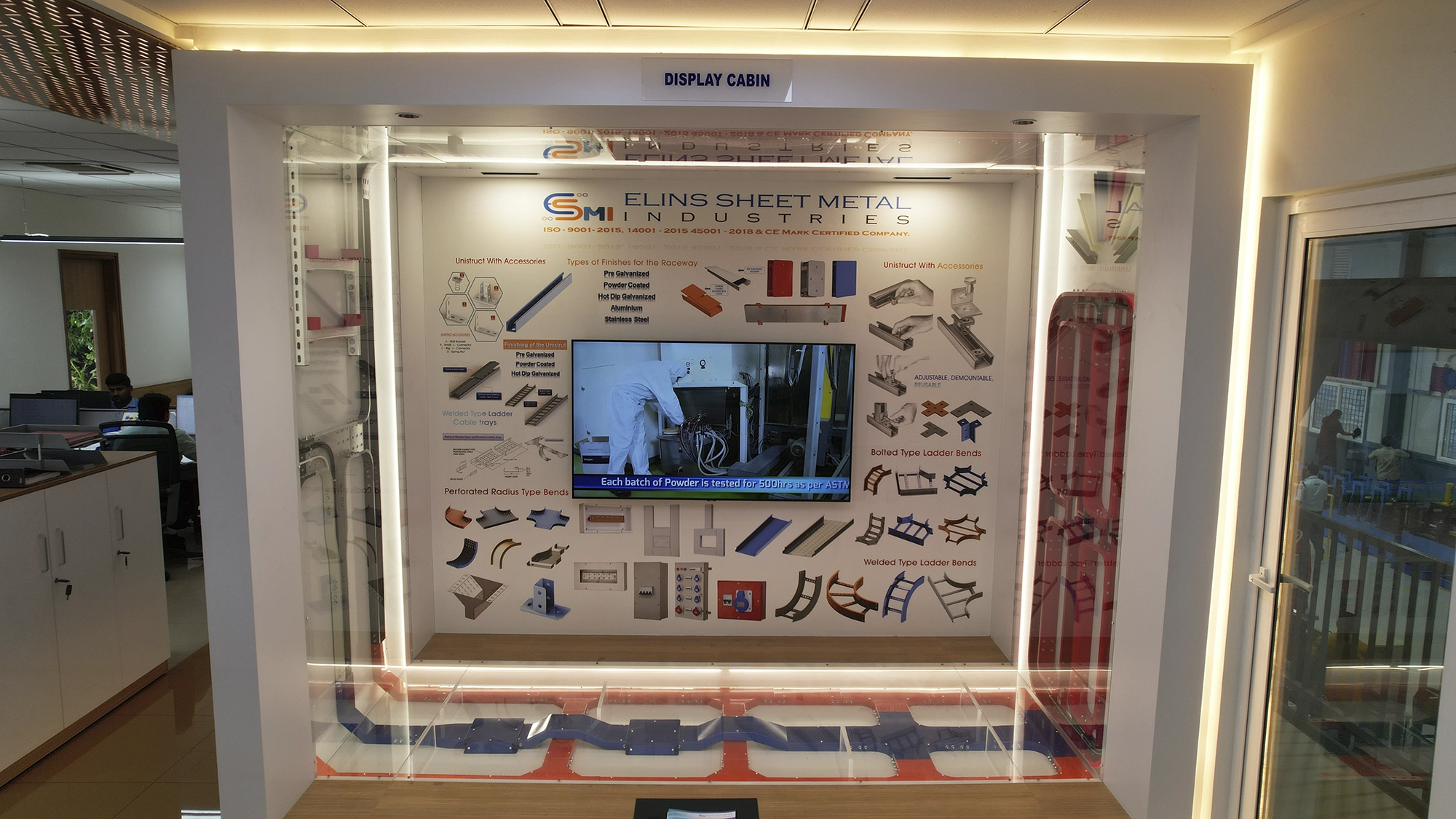 About Us 1 display wall
